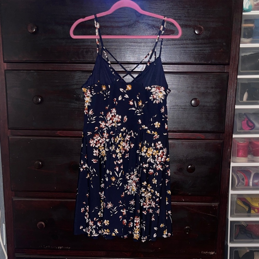 #22 Chic Floral Midi Dress with Spaghetti Straps